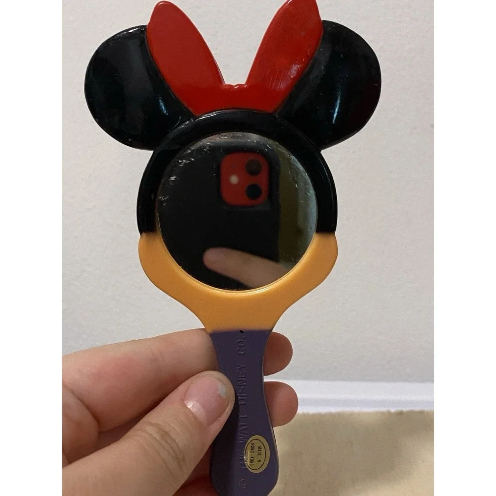 Vintage Minnie Mouse Mirror Made In Hong Kong
